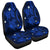 Hawaii Polynesian Turtle Hibiscus Car Seat Covers - Blue - AH Universal Fit Black - Polynesian Pride