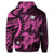 Hawaiian Polynesian Turtle Hibiscus Hoodie Pink - Polynesian Pride