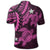 Hawaii Polynesian Turtle Hibiscus Polo Shirt Pink - Polynesian Pride