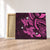 Hawaii Polynesian Turtle Hibiscus Canvas - Pink - AH Canvas Poly-cotton - Polynesian Pride