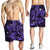 Hawaii Polynesian Turtle Hibiscus Men's Shorts - Purple - AH - Polynesian Pride