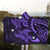 Hawaii Polynesian Turtle Hibiscus Hooded Blanket - Purple - AH - Polynesian Pride