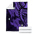 Hawaii Polynesian Turtle Hibiscus Premium Blankets - Purple - AH - Polynesian Pride