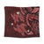 Hawaii Polynesian Turtle Hibiscus Tapestry - Red - AH Wall Tapestry Black - Polynesian Pride