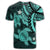 Hawaii Polynesian Turtle Hibiscus T Shirt Turquoise - Polynesian Pride