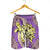 Hawaii Polynesian Turtle Hibiscus Men's Shorts - Yellow - AH - Polynesian Pride