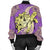 Hawaii Polynesian Turtle Hibiscus Bomber Jacket - Yellow - AH - Polynesian Pride