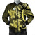 Hawaii Polynesian Turtle Hibiscus Bomber Jacket - Yelow - AH Black Unisex - Polynesian Pride