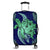 Hawaii Polynesian Turtle Hibiscus Luggage Covers1 - AH Black - Polynesian Pride