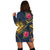 Hawaii Polynesian Turtle Hibiscus Plumeria Hoodie Dress - Nane Style - AH - Polynesian Pride