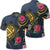 Hawaii Polynesian Turtle Hibiscus Plumeria Polo Shirt Nane Style Unisex Black - Polynesian Pride