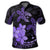 Hawaii Polynesian Turtle Plumeria Polo Shirt Pog Style Purple - Polynesian Pride