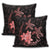 Hawaii Polynesian Turtle Plumeria Pillow Covers - Pog Style Red - AH - Polynesian Pride