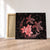 Hawaii Polynesian Turtle Plumeria Canvas - Pog Style Red - AH Canvas Poly-cotton - Polynesian Pride