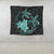 Hawaii Polynesian Turtle Plumeria Tapestry - Pog Style Turquoise - AH - Polynesian Pride