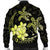 Hawaii Polynesian Turtle Plumeria Bomber Jacket - Pog Style Yellow - AH - Polynesian Pride