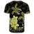 Hawaii Polynesian Turtle Plumeria T Shirt Pog Style Yellow - Polynesian Pride