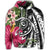 Hawaiian Polynesian Turtle Tropical Hibiscus Plumeria Hoodie - Polynesian Pride