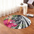 Hawaii Polynesian Turtle Tropical Hibiscus Plumeria Round Carpet - AH - Polynesian Pride