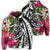 Hawaiian Polynesian Turtle Tropical Hibiscus Plumeria Hoodie Unisex Art - Polynesian Pride