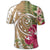 Hawaii Polynesian Turtle Tropical Hibiscus Plumeria Polo Shirt Gold - Polynesian Pride