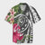 Hawaii Polynesian Turtle Tropical Hibiscus Plumeria Hawaiian Shirt - Gray - AH Unisex Black - Polynesian Pride