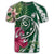 Hawaii Polynesian Turtle Tropical Hibiscus Plumeria T Shirt Green - Polynesian Pride