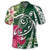 Hawaii Polynesian Turtle Tropical Hibiscus Plumeria Polo Shirt Green - Polynesian Pride