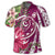 Hawaii Polynesian Turtle Tropical Hibiscus Plumeria Polo Shirt Pink - Polynesian Pride