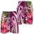 Hawaii Polynesian Turtle Tropical Hibiscus Plumeria Men's Shorts - Pink - AH - Polynesian Pride