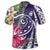 Hawaii Polynesian Turtle Tropical Hibiscus Plumeria Polo Shirt Purple - Polynesian Pride