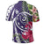 Hawaii Polynesian Turtle Tropical Hibiscus Plumeria Polo Shirt Purple - Polynesian Pride