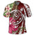 Hawaii Polynesian Turtle Tropical Hibiscus Plumeria Polo Shirt Red - Polynesian Pride