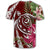 Hawaii Polynesian Turtle Tropical Hibiscus Plumeria T Shirt Red - Polynesian Pride