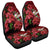 Hawaii Red Hibiscus Humming Bird Car Seat Covers - AH Universal Fit Black - Polynesian Pride