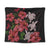 Hawaii Red Hibiscus Turtle Tapestry - AH - Ray Style Wall Tapestry Black - Polynesian Pride