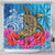 Hawaii Sea Turtle Hibiscus Coconut Tree Shower Curtain 177 x 172 (cm) Blue - Polynesian Pride