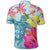 Hawaii Sea Turtle Hibiscus Kanaka Polo Shirt - Polynesian Pride