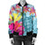 Hawaii Sea Turtle Hibiscus Kanaka Bomber Jacket - AH - Polynesian Pride