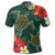 Hawaii Sea Turtle Hibiscus Plumria Polo Shirt - Polynesian Pride