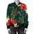 Hawaii Sea Turtle Hibiscus Plumria Bomber Jacket - AH - Polynesian Pride