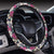 Hawaii Seamless Exotic Pattern With Tropical Leaves Flowers Hawaii Universal Steering Wheel Cover with Elastic Edge - Polynesian Pride