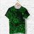 Custom Hawaii Shaka Polynesian T Shirt Unique Style Green LT8 - Polynesian Pride