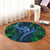 Hawaii Shark Polynesian Tropical Round Carpet - Pastel - AH - Polynesian Pride