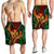 Hawaii Shark Polynesian Tropical Men's Shorts - Red - AH - Polynesian Pride