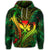 Hawaiian Shark Polynesian Tropical Hoodie Reggae - Polynesian Pride