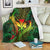 Hawaii Shark Polynesian Tropical Premium Blankets - Reggae - AH White - Polynesian Pride