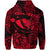 Custom Hawaii State Fish: Humuhumu Nukunuku Apuaa Polynesian Zip Hoodie Unique Style Red LT8 - Polynesian Pride