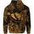 Hawaii State Fish: Humuhumu Nukunuku Apuaa Polynesian Zip Hoodie Unique Style Gold LT8 - Polynesian Pride