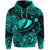 Custom Hawaii State Fish: Humuhumu Nukunuku Apuaa Polynesian Hoodie Unique Style Turquoise LT8 - Polynesian Pride